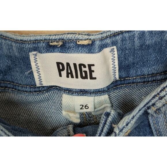 PAIGE Blue Flare & Wide Leg Jeans - Picture 6 of 13